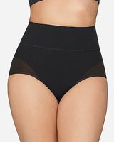 Leonisa High Waisted Classic Smoothing Brief Black Women's