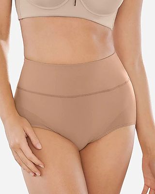 Leonisa High Waisted Classic Smoothing Brief Neutral Women's M
