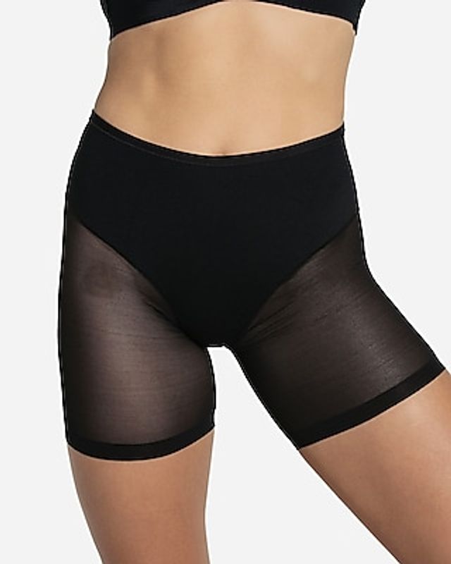 Express Leonisa Truly Undetectable Sheer Shaper Short Black Women's