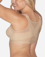 Leonisa Multi Functional Back Support Posture Corrector Wireless Bra White Women's 34C