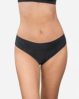 Leonisa No Ride-Up Seamless Thong Black Women's M