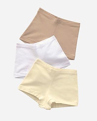 Leonisa Simply Comfortable 3-Pack Boyshort Multi-Color Women's M