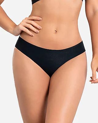 Leonisa No-Ride-Up Seamless Bikini Panty Black Women's M