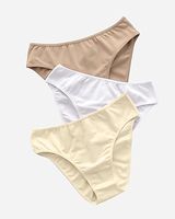 Leonisa Set Of 3 Brief Multi-Color Women