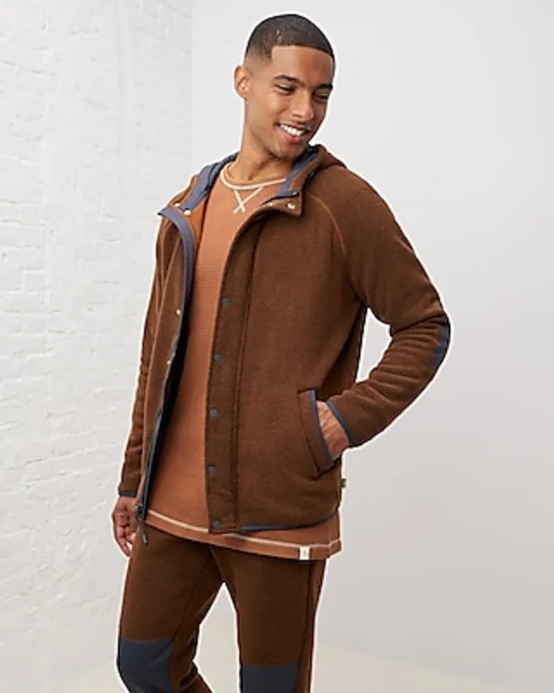 Upwest Adventure Fleece Hooded Jacket Orange Men's XL
