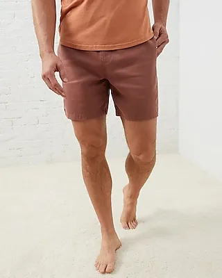 Upwest Ecohemp Twill Shorts Orange Men's