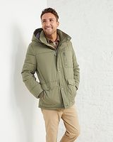 Upwest Sherpa Lined Puffer Coat Green Men's S