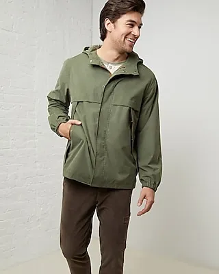 Upwest Packable Rain Jacket Green Men's XL