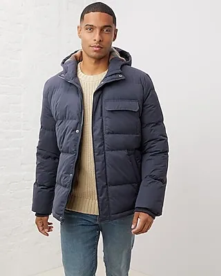 Upwest Quilted Hooded Parka Men's M