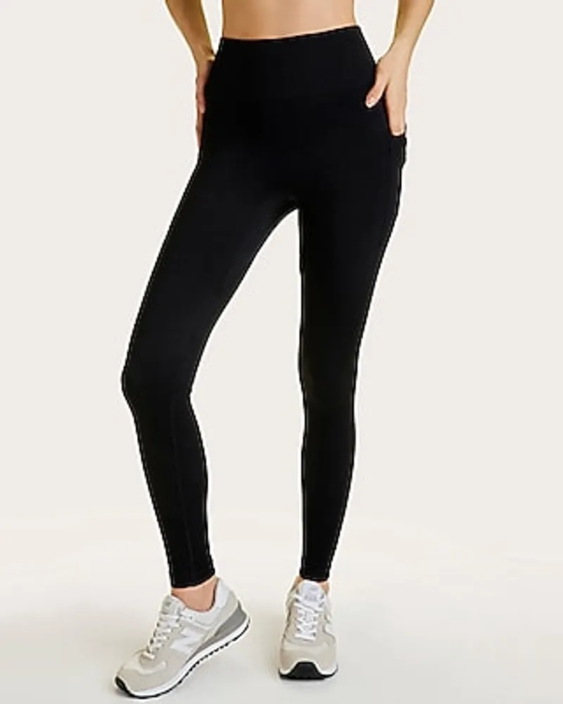 Alala High Waisted Pocket Barre Tight Black Women's