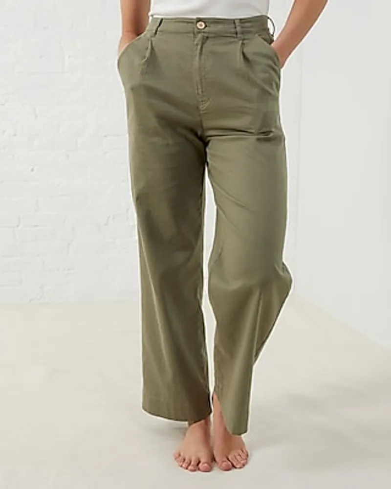 DKNY Women's High-Rise Pleated Pants - Macy's