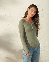 Upwest Favorite Waffle Henley Tee Women's