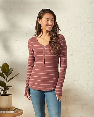 Upwest Favorite Waffle Henley Tee Women's