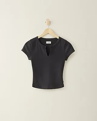 Upwest Cozy Rib Crop Baby Top