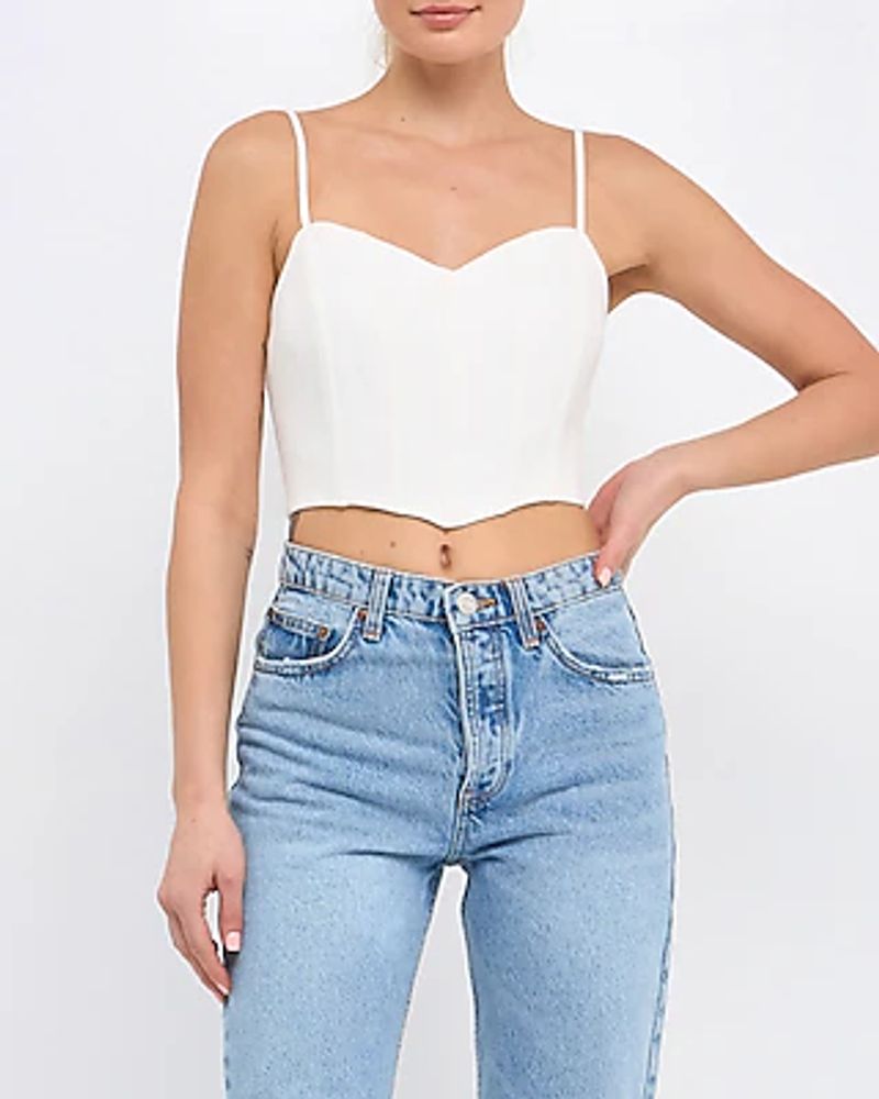 Endless Rose Adjustable Bustier Crop Top