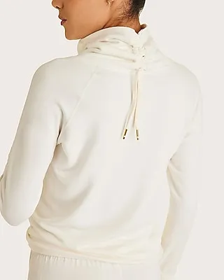 Alala Fleece Pullover Sweatshirt White Women's L