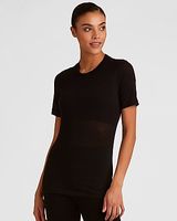 Alala Washable Cashmere Tee Black Women's S