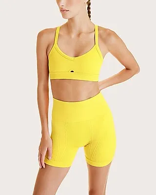 Alala Barre Cami Seamless Bra Yellow Women's L