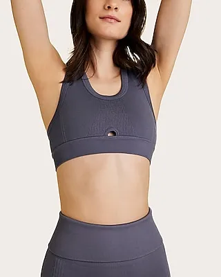 Alala Barre Racer Seamless Bra Gray Women