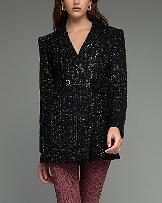 Cocktail & Party Endless Rose Premium Tweed Blazer Romper Women