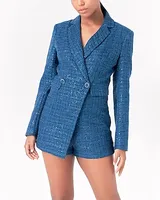 Cocktail & Party Endless Rose Premium Tweed Blazer Romper Women's XS