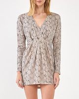 Cocktail & Party Endless Rose Snakeskin Skin Mini Dress Multi-Color Women's