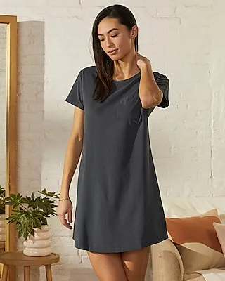 Casual Upwest Perfect T-Shirt Mini Dress Gray Women's XS