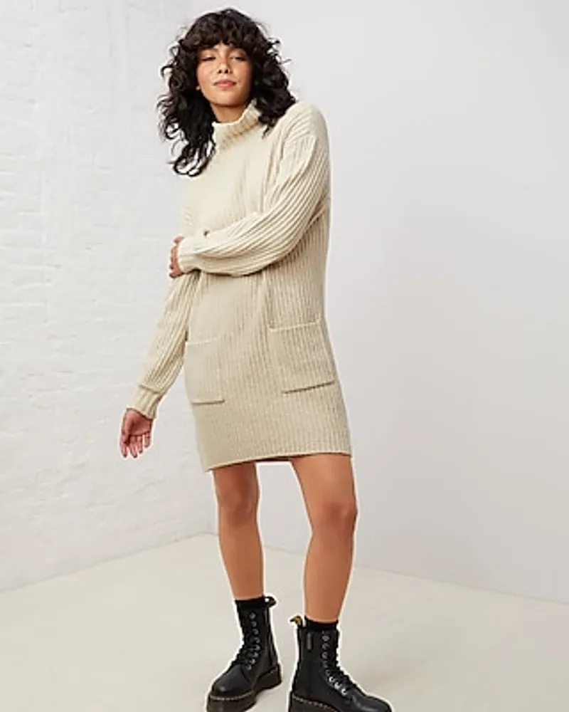 Casual,Cocktail & Party Upwest Warm Up Long Sleeve Sweater Mini Dress