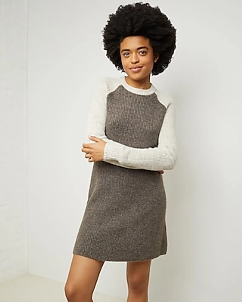 Women's Gray Sweater Dresses - Express