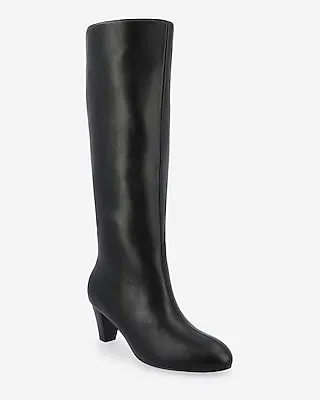 Journee Collection Jovey Faux Leather Multi-Calf Size Heeled Tall Boots Women's