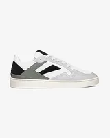 Thousand Fell Retro Grey-Black Court Sneakers Black Women's