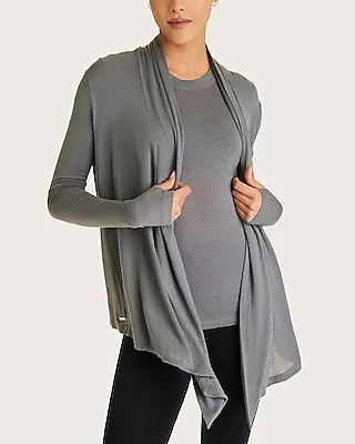 Alala Washable Cashmere Wrap Cardigan Gray Women's S