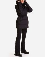 Alala Verbier Belted Puffer Coat Black Women