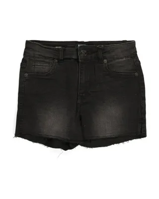 Girl Cut Off Side Vent Shorts