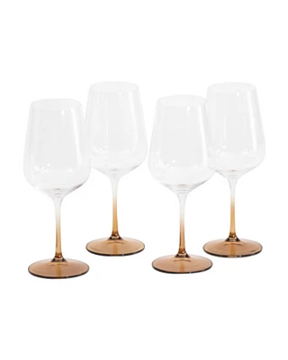 Set Of 4 Gianna Ombre White Wine Glass
