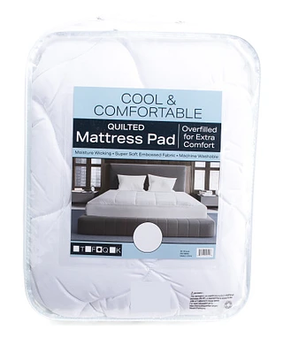 Overfilled Cool And Comfortable Mattress Pad