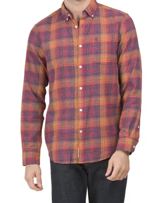 Plaid Flannel Shirt For Men