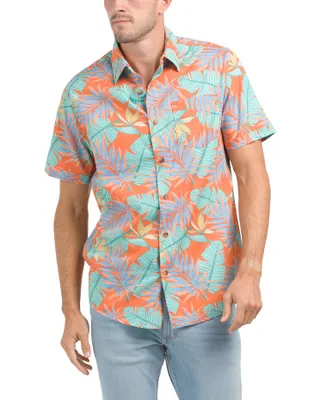 Floral Luau Hawaiian Shirt For Men