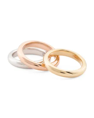 14K Gold Stacking Band Rings For Women