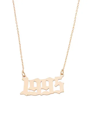 90S Birth Year Necklace