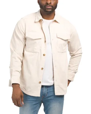 Super Soft Corduroy Lightweight Shirt Jacket For Men