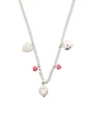 Hanging Hearts Charm Necklace