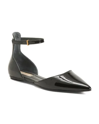 Racer Ankle Strap Flats For Women