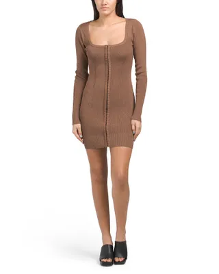 Long Sleeve Mini Dress For Women