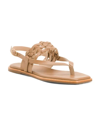 Leather Meru Thong Sandals For Women