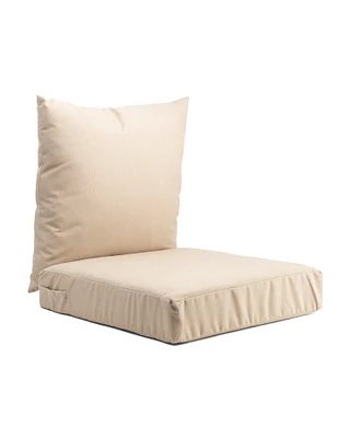 Indoor Outdoor Deep Seat Cushion And Pillow Set