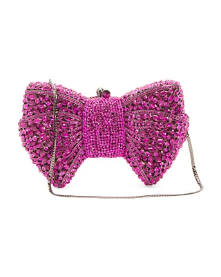 Crystal Bow Clutch For Women