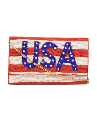 Usa Beaded Clutch For Women