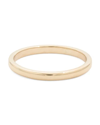 14Kt Gold Polished Band Ring For Women