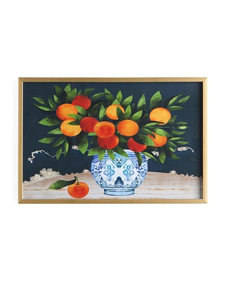 24X16 Fruits And Porcelain Framed Wall Art